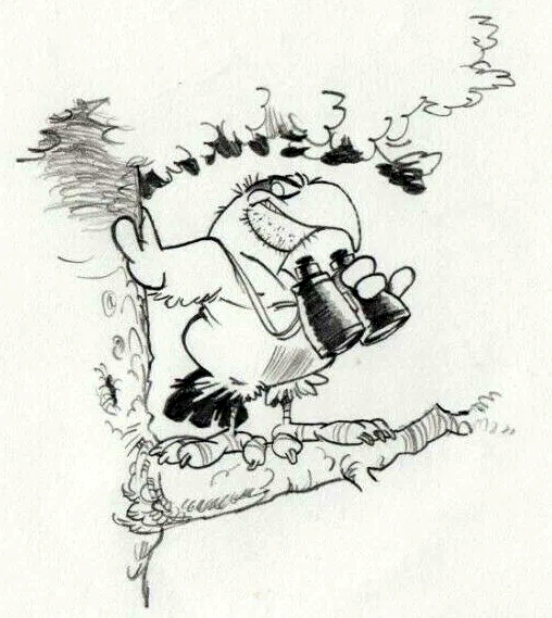 File:Originalzeichnung Harald Siepermann Alfred J Kwak Kra Dolf Bleistiftzeichnung.jpg