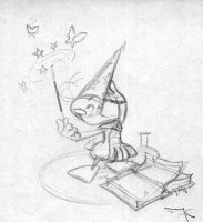 Cover art original sketch